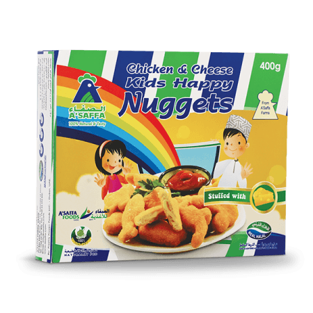 A’Saffa Chicken & Cheese Kids Happy Nuggets