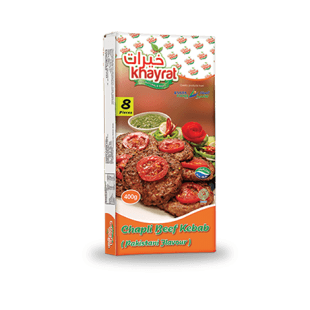 Khayrat Chapli Beef Kebab (Pakistani Flavour)