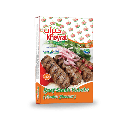 Khayrat Beef Seekh Kebab (Arabic Flavour)